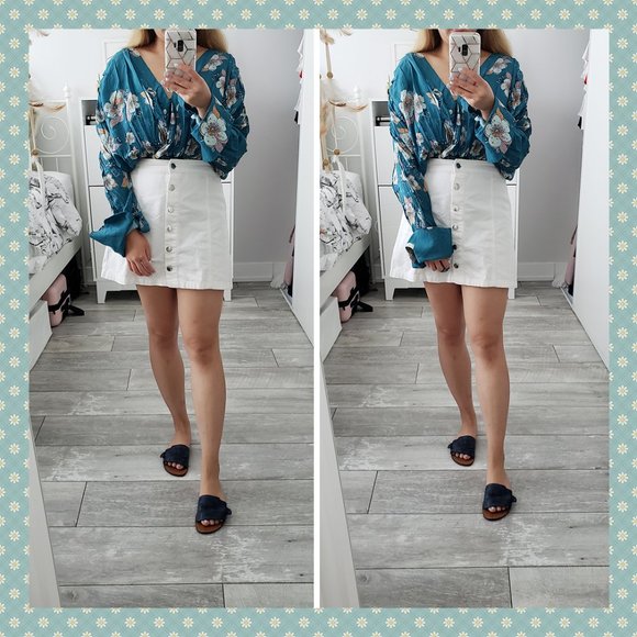 Free People Tuscan Dreams Floral Tunic